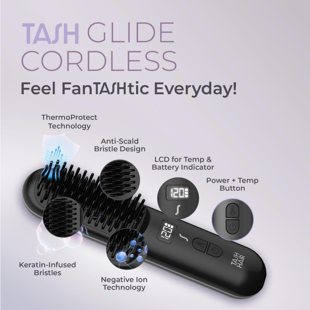 Tash Hair Glide - Noir
