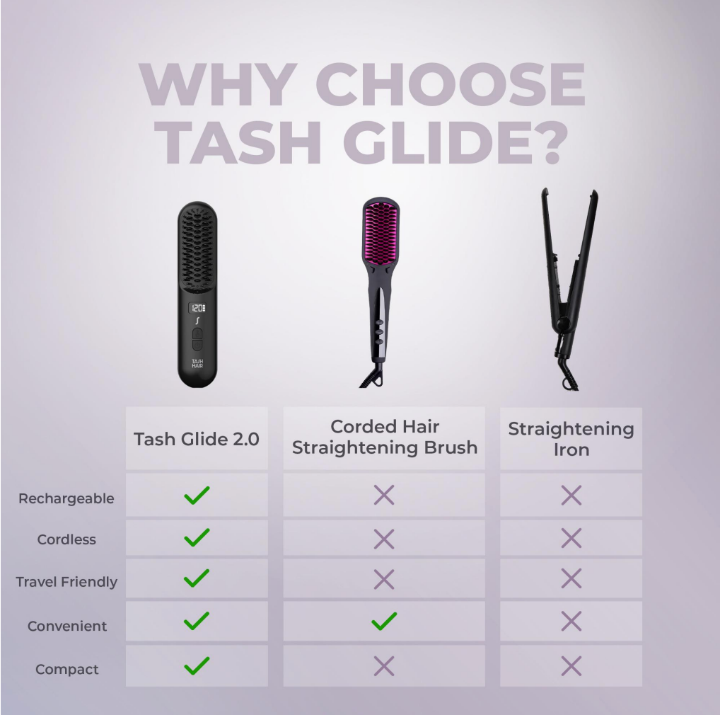 Tash Hair Glide - Noir