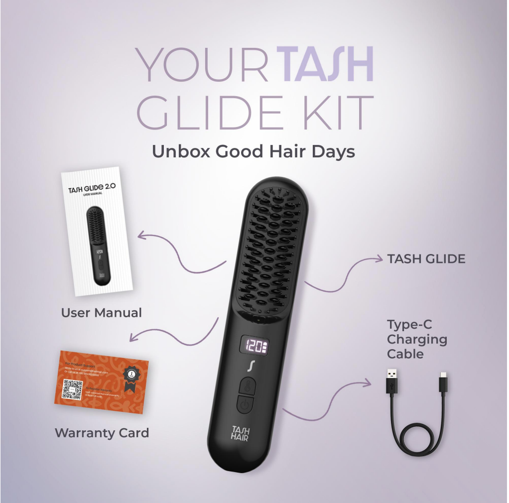 Tash Hair Glide - Noir