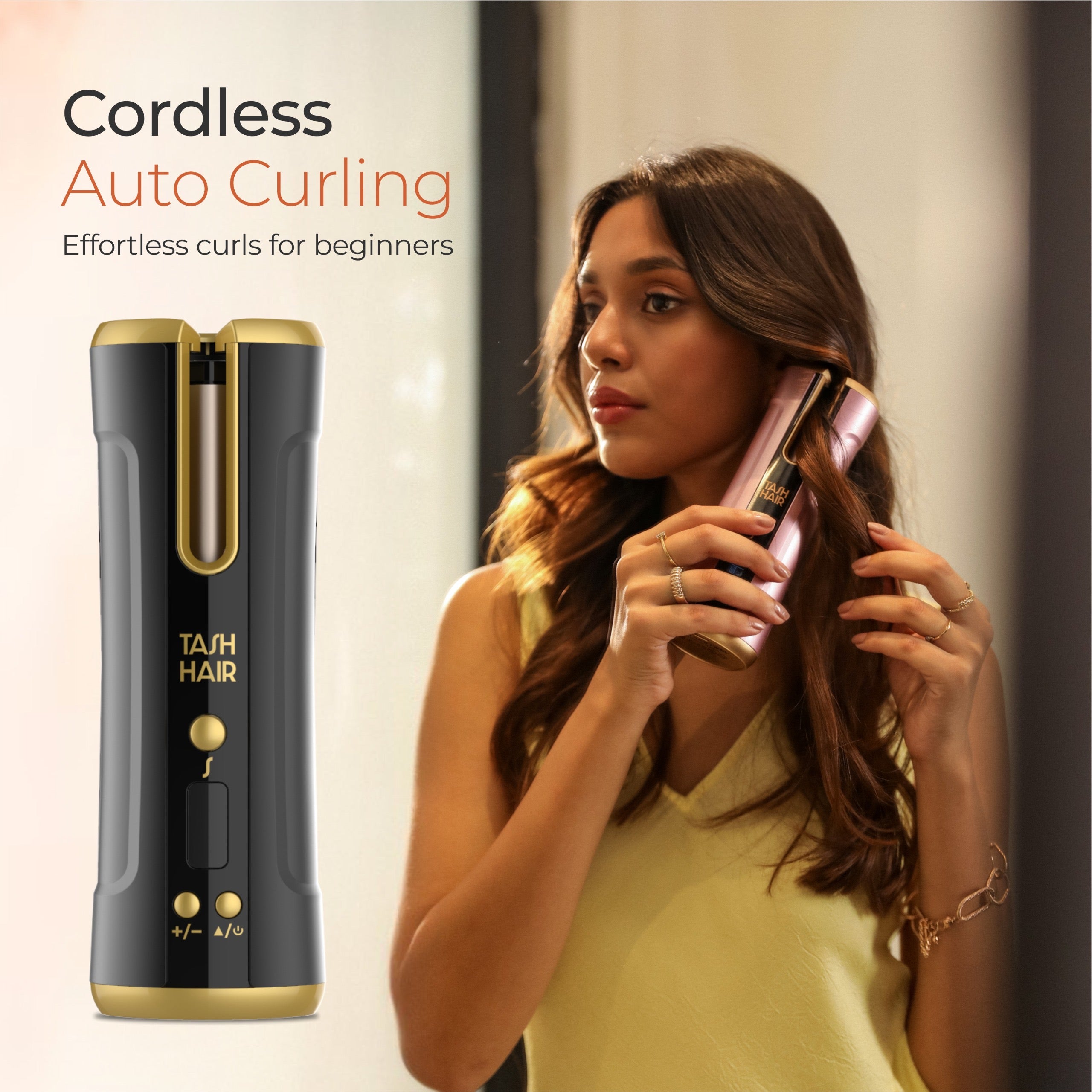 Selfie automatic hair curler discount
