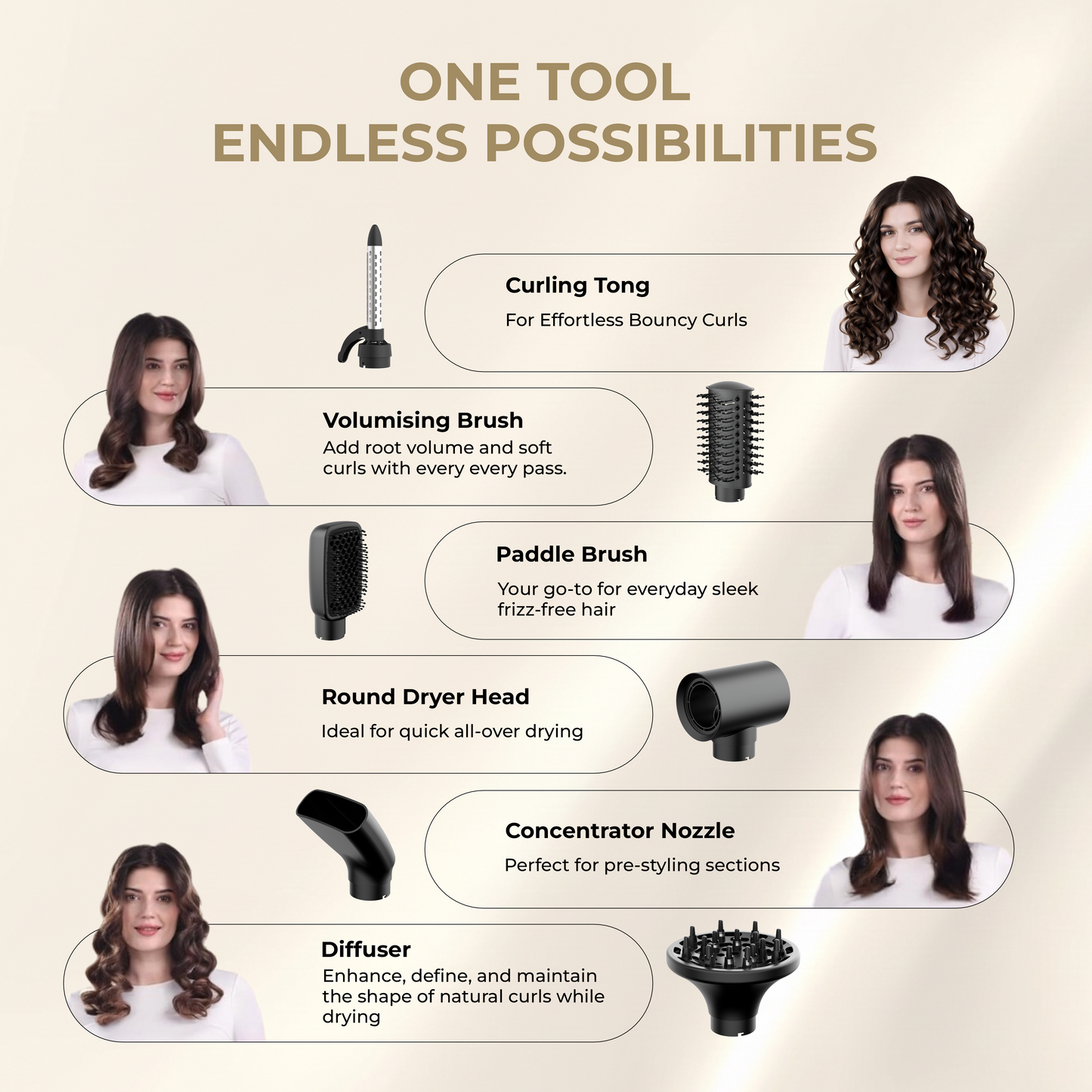 Tash AirStyler 6 in 1