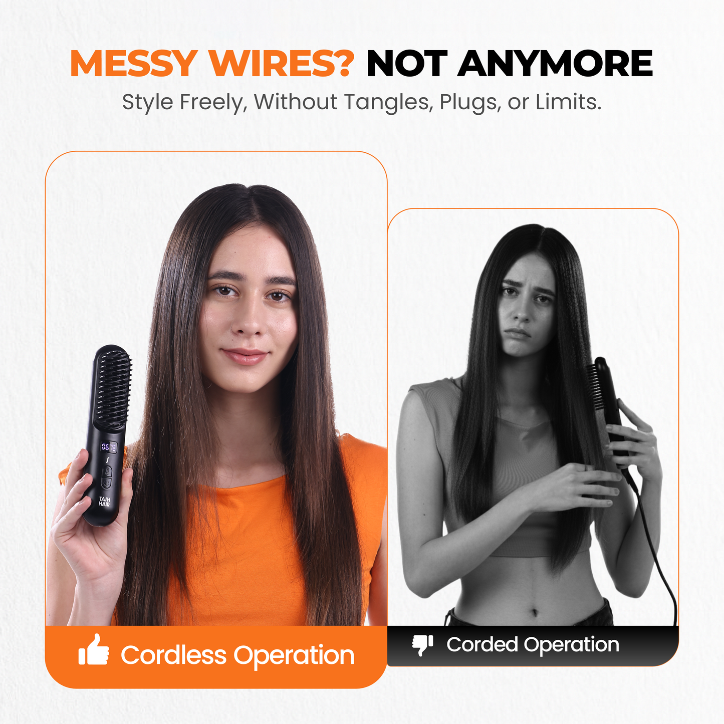 Tash Hair Glide - Noir