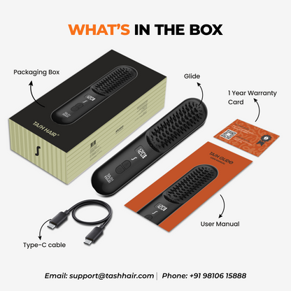 Tash Hair Glide - Noir