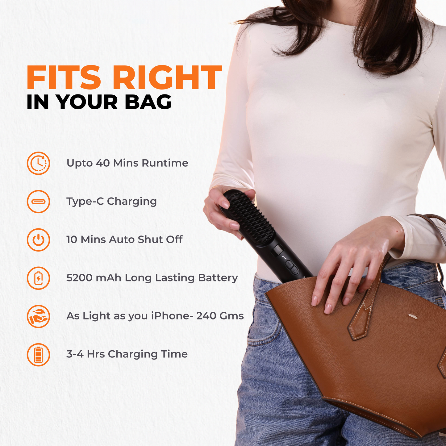 Tash Hair Glide - Noir